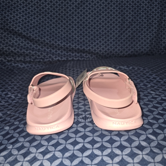Nautica Pink Sandals Sporty Athleisure Style - Picture 3 of 6